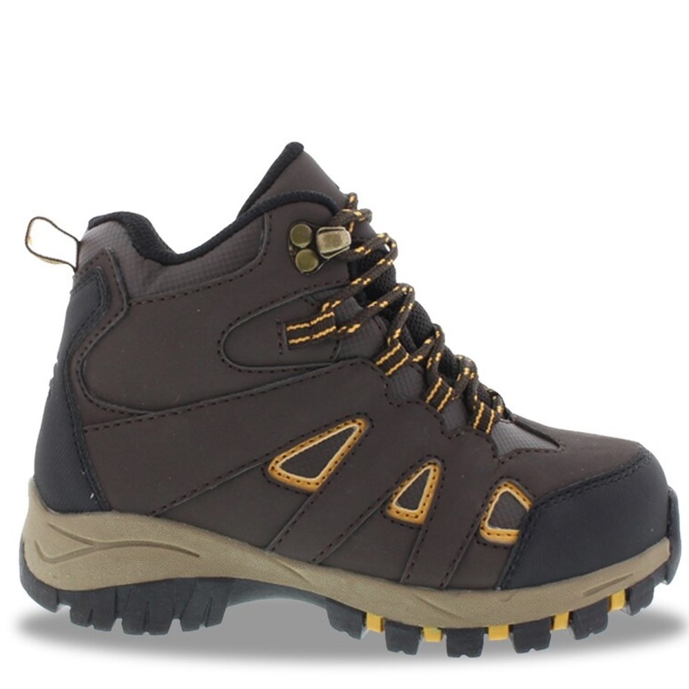 Deer Stags Drew Brown Leather Waterproof Boots - Kids